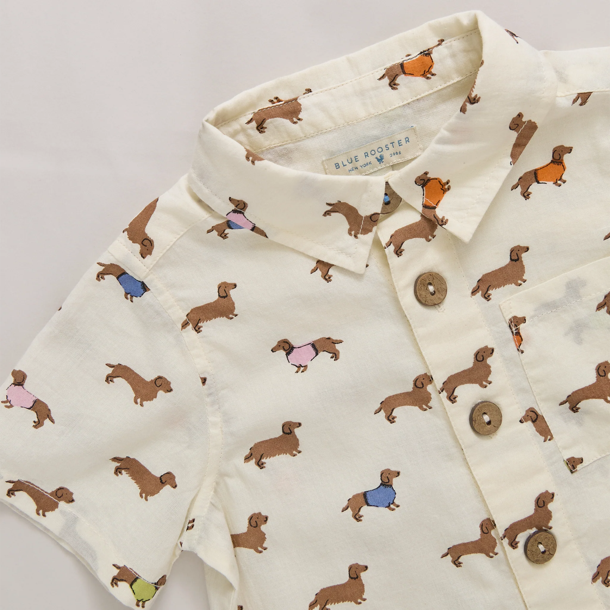 Boys Jack Shirt - Dachshunds In Sweaters - Image 3