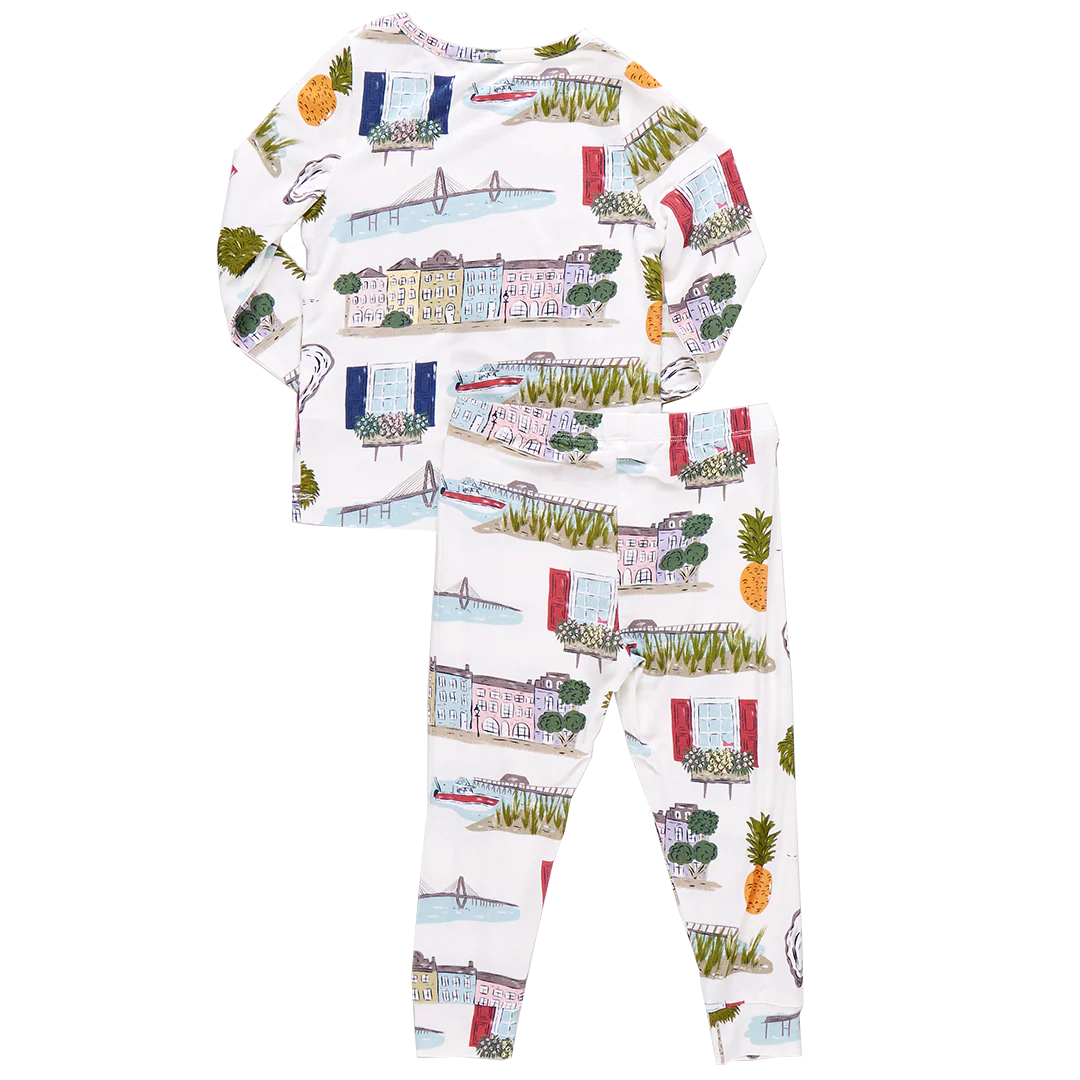 Kids Bamboo PJ Set - Charleston - Image 4